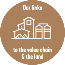Our links to the value chain & the land
